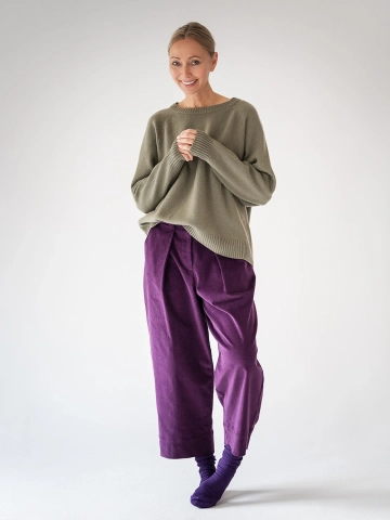 LA-BOBA-SPODNIE-PARIS-FIOLETOWE-SZTRUKSOWE